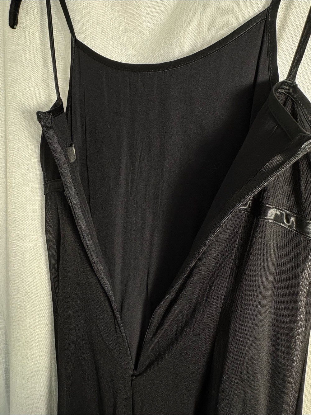 Black Slip Dress vintage - Picture 3 of 11